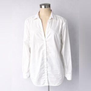 H&M Women’s Cotton Blend Button Up Long Sleeve Blouse XXL